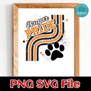 Cougar Pride Customer Request PNG file template