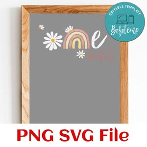 Onederful Customer Request PNG file template