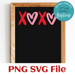 Xoxo Customer Request PNG file template
