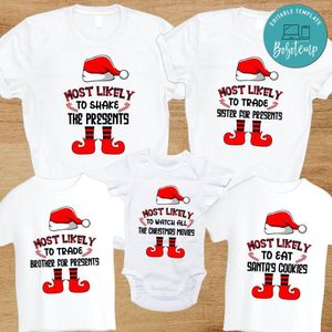 Most likely Christmas Party Customer Request PNG file template