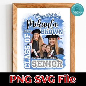 High School Senior Graduation PNG SVG design template