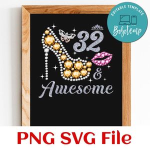 Stepping into my 32nd & awesome PNG design template