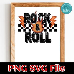 Rock & Roll Customer Request PNG file template