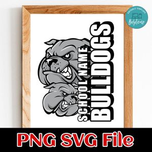 Bulldogs Customer Request PNG file template