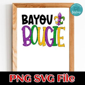 Bayou bougie Customer Request PNG file template