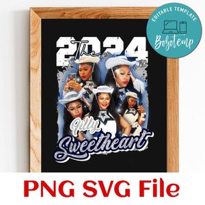 The 2024 Filly Sweetheart Customer Request PNG file template