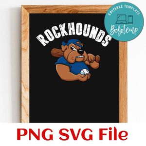 Rock hounds PNG file template