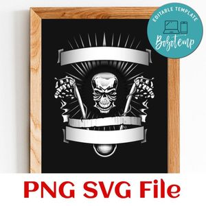 Biker skeleton riding motorcycle Customer Request PNG file template