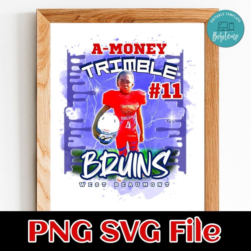 A-money trimble bruins west beaumont Customer Request PNG file template