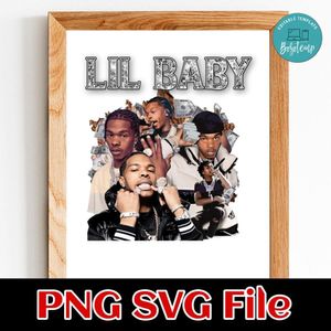 Lil Baby Customer Request PNG file template