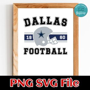 Dallas Football Customer Request PNG file template