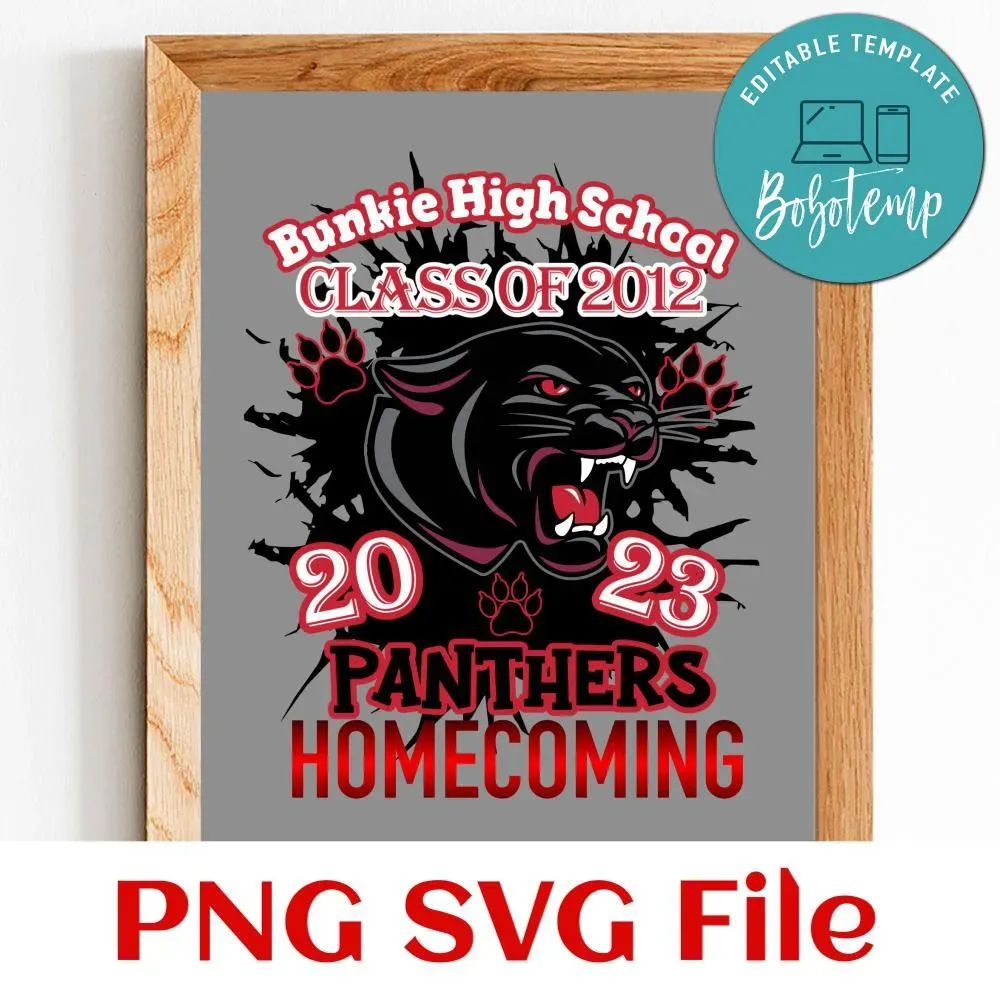 Bunkie High School 2023 Panthers comeming PNG Bobotemp