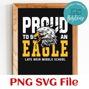 Proud to be an eagles Customer Request PNG file template