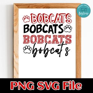 Bobcats PNG design template
