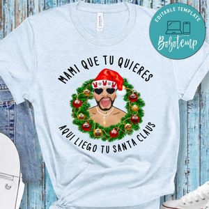 Bad Bunny Christmas Shirt