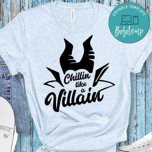 Chillin Like A Villain Gift Shirt