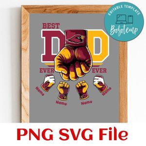 Daddy gang Arizona Cardinals PNG file template