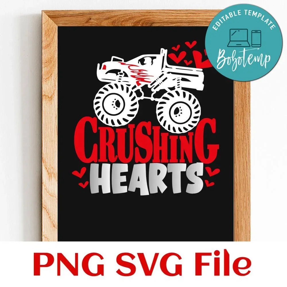 Crushing hearts PNG SVG file Bobotemp