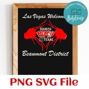 Las Vegas Welcomes PNG file template
