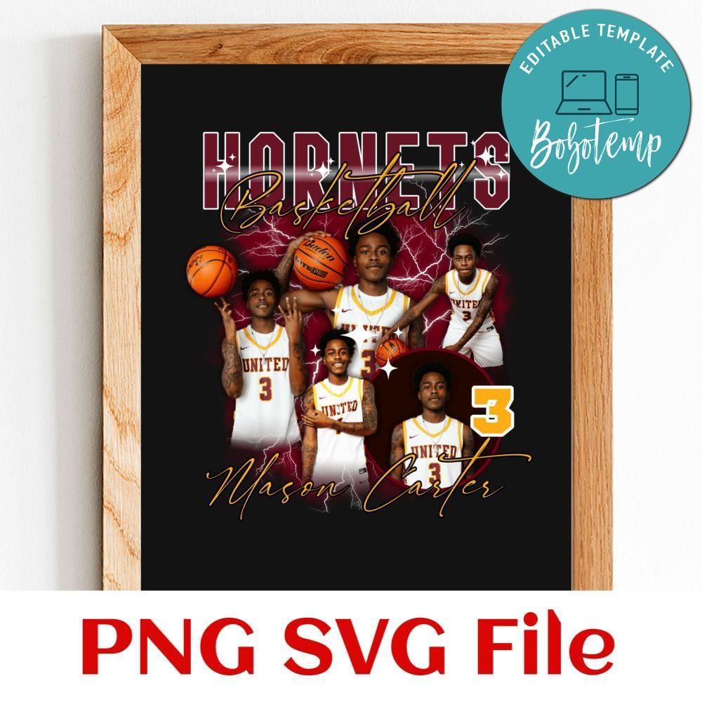 Basketball custom name Customer Request PNG file template
