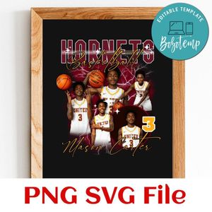 Basketball custom name Customer Request PNG file template