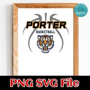 Porter basketball Customer Request PNG file template