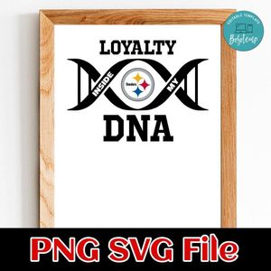 Loyalty Pittsburgh Steelers PNG SVG file template