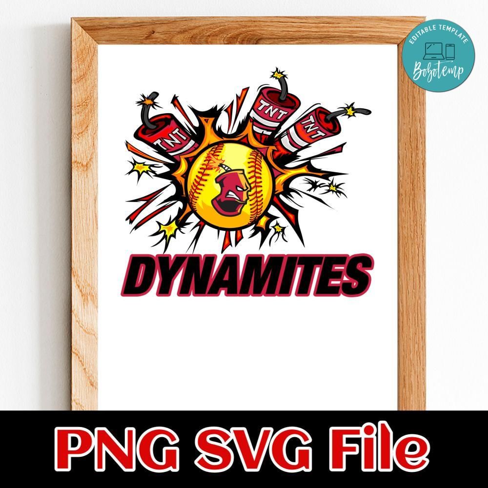 Dynamites PNG SVG file template Bobotemp