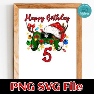 Christmas game control santa hat Customer Request PNG file template