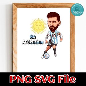 Go Argentina PNG SVG file template