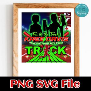 Fru to the Track Customer Request PNG file template