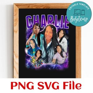 Charlie Customer Request PNG file template
