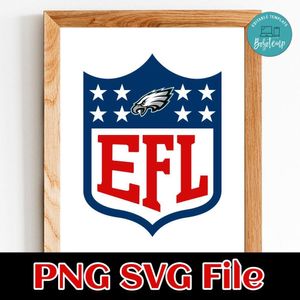 EFL logo PNG SVG file template