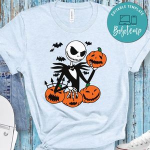 Jack Skellington Pumpkin Shirt
