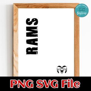 Rams Customer Request PNG file template