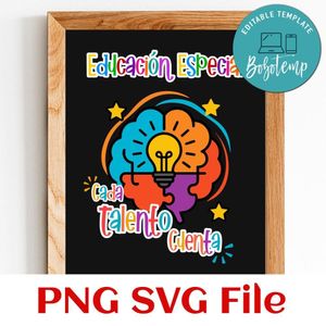 Cada Talento Cuenta Customer Request PNG file template