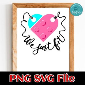 We Just Fit PNG SVG design template