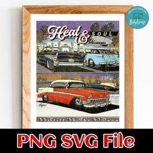 55 56 57 Pro Street Classics Heart Customer Request PNG file template