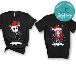 Jack Skellington and Sally Customer Request PNG file template