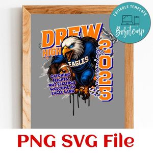 Eagles homecoming 2025 Customer Request PNG file template