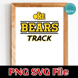 Bear track Customer Request PNG file template