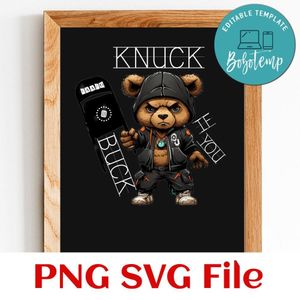 Alabama Brawl Bear PNG design template