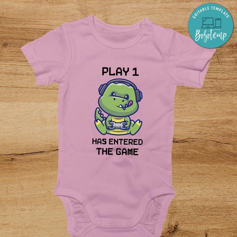 Player One has entered the game Toddler Shirt