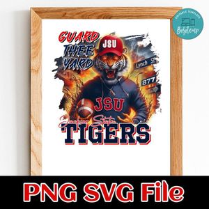 JSU tigers 2 Customer Request PNG file template