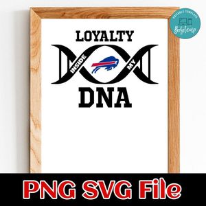 Loyalty Buffalo Bills PNG SVG file template