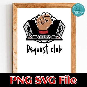 Request club Customer Request PNG file template
