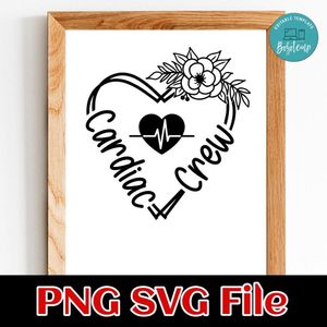 Cadiac crew PNG SVG design template