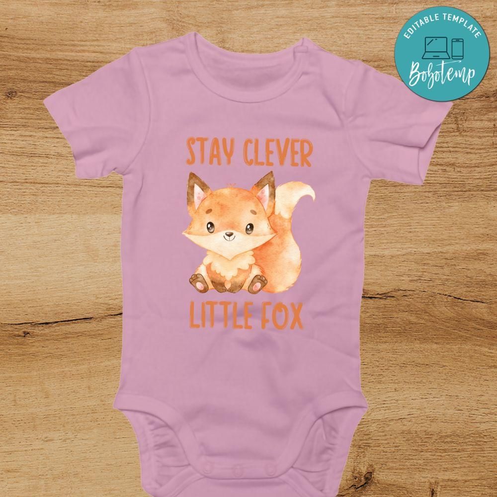 Stay clever little fox Toddler Shirt