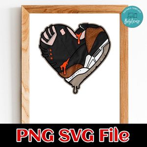 Heart Jordan Customer Request PNG file template