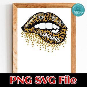 Lips Jacksonville Jaguars PNG file template